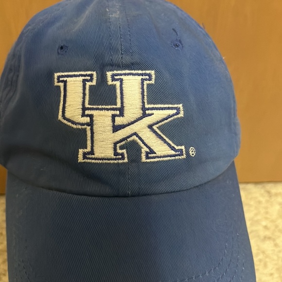 ✅ VINTAGE UK University of Kentucky Wildcats Collegiate Baseball Cap Hat 🧢 Blue - Picture 5 of 6